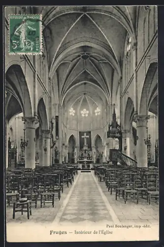 AK Fruges, Intérieur de l`Église