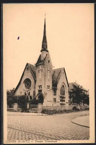 AK Liévin /P.-de-C., Temple Protestant