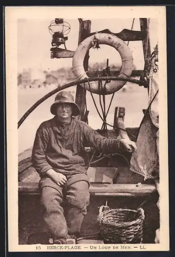 AK Berck-Plage, Un Loup de Mer