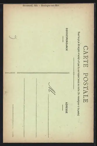 AK Calais, Marchande de Poissons avec son panier