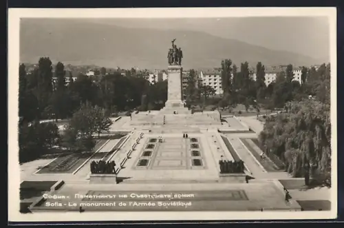 AK Sofia, Le monument de l`Armée Siviétiqué