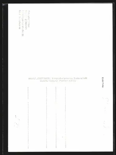 AK Maria Sebaldt lächelt, Autograph