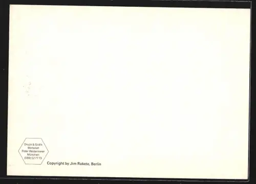 AK Ilona Grübel, Portrait, Autograph