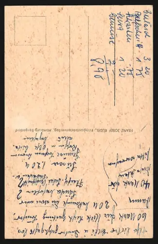 AK Arnim Dahl lächelt, Autograph