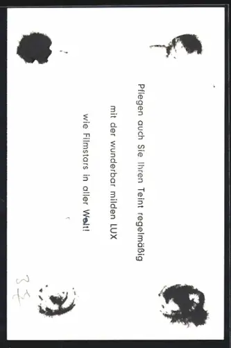 AK Margit Saad, Portrait, Autograph