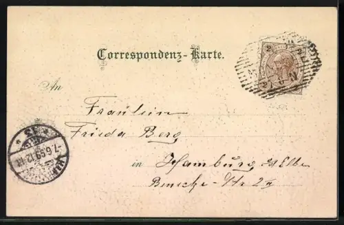 Lithographie Salzburg, Neuthor, Drathseilbahn, Wappen