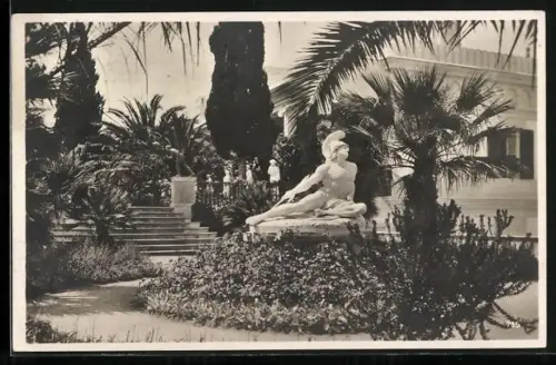 AK Achilleio /Corfu, Achilleion, Der sterbende Achilles