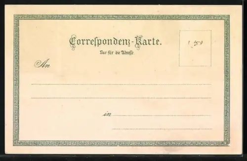 Lithographie Innsbruck, Goldenes Dachl, Maria-Theresien-Strasse