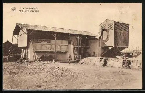 AK Soignies, Carrières du Hainaut, Le concassage