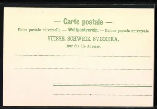 AK Brienz /BE, Teilansicht mit Kirche