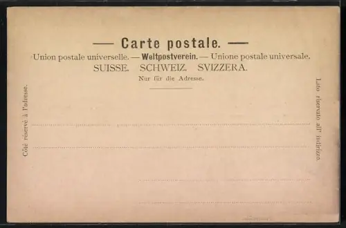 AK Interlaken, Panorama mit Jungfrau, Ruine Unspunnen mit Mönch, Eiger und Jungfrau