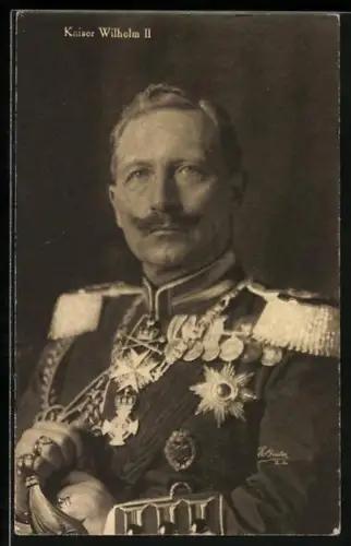 AK Kaiser Wilhelm II. in Paradeuniform