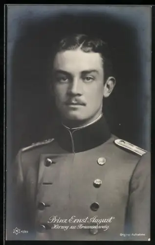 AK Prinz Ernst August Herzog zu Braunschweig in Uniform