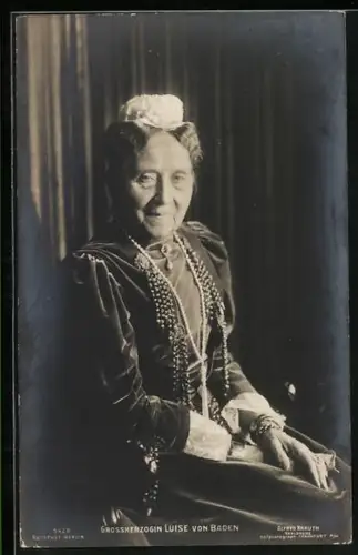 AK Grossherzogin Luise von Baden in alten Jahren