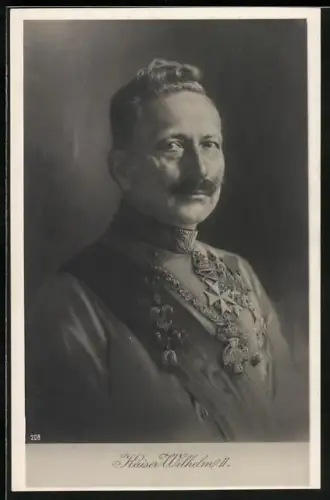 AK Kaiser Wilhelm II. mit Orden