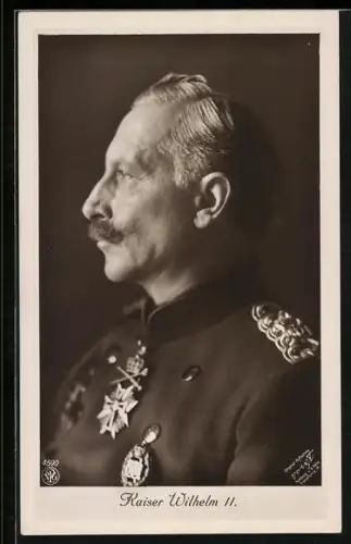 AK Kaiser Wilhelm II. mit Orden