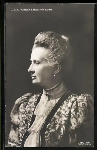AK Prinzessin Therese von Bayern