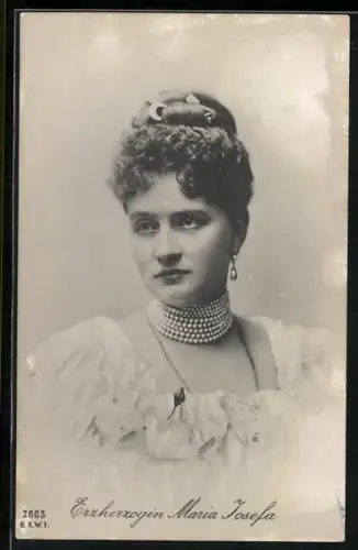 AK Erzherzogin Maria Josefa von Österreich