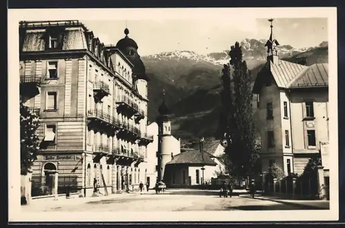 AK Lienz, Teilansicht mit Schleinitz, Lienzerhof