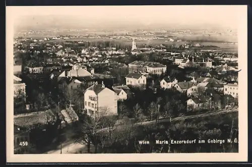 AK Maria Enzersdorf a. Gebirge, Totalansicht aus der Vogelschau