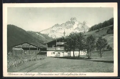 AK Filzmoos, Hammerlehen mit Bischofsmütze