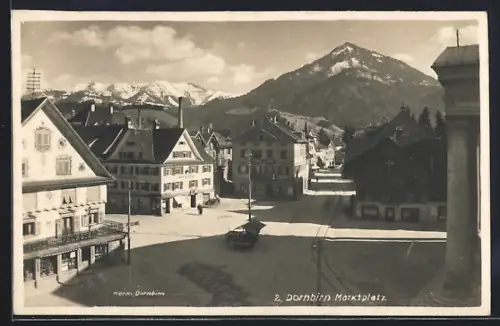 AK Dornbirn, Blick auf den Marktplatz