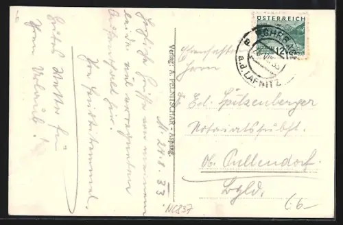 AK Mönichwald /Ost Stmk., Gesamtansicht aus der Vogelschau