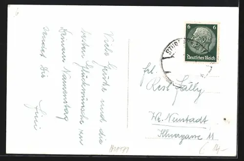 AK Stubenberg /Stmk., Gauschule Schielleiten des NSRL, Speisesaal