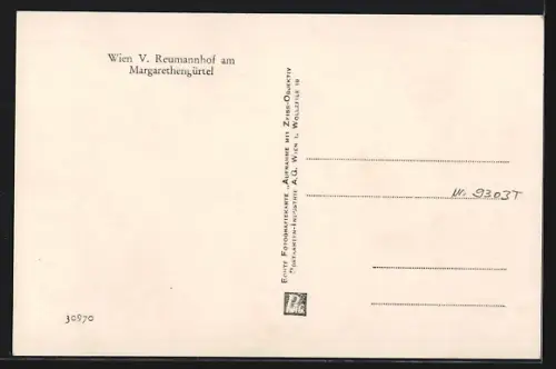 AK Wien, Reumannhof am Margaretengürtel
