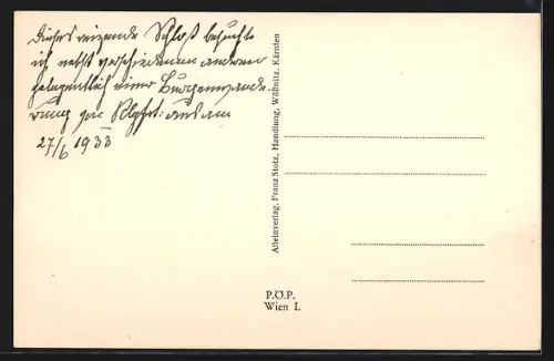 AK Klagenfurt, Schloss Ehrenbichl mit Umgebung