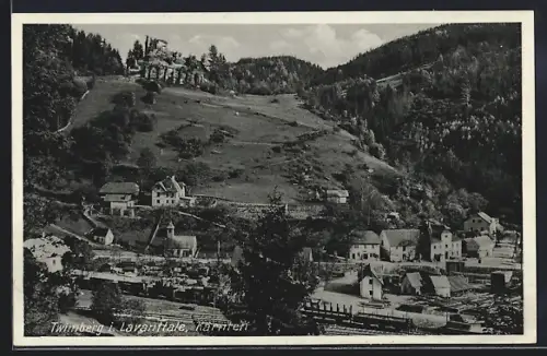 AK Bad St. Leonhard im Lavanttal, Twimberg, Teilansicht mit Ruine