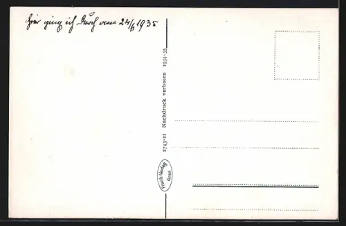 AK Bad St. Leonhard im Lavanttal, Twimberg, Teilansicht mit Ruine