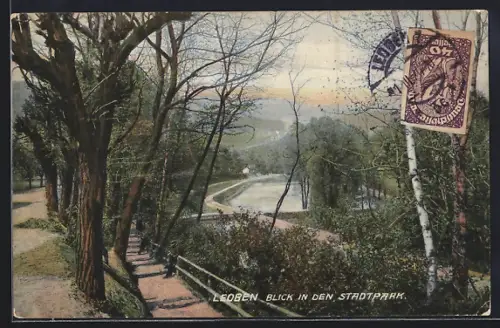 AK Leoben, Blick in den Stadtpark