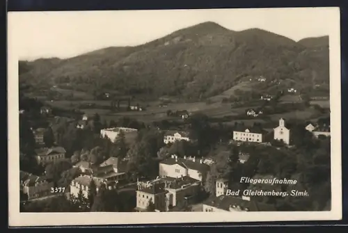AK Bad Gleichenberg /Stmk., Teilansicht, Fliegeraufnahme