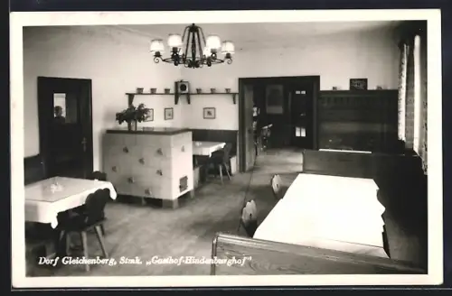 AK Gleichenberg /Stmk., Gasthof-Hindenburghof, Innenansicht