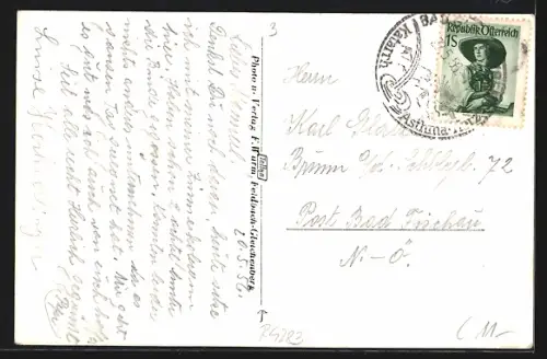 AK Gleichenberg /Stmk., Gasthof-Hindenburghof, Innenansicht