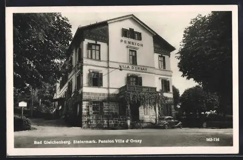 AK Bad Gleichenberg /Steiermark, Pension Villa d`Orsay