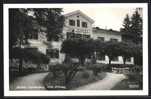 AK Bad Gleichenberg, Hotel Villa d`Orsay