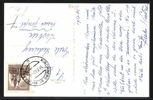 AK Kirchberg a.d. Raab, Ortsansicht, See