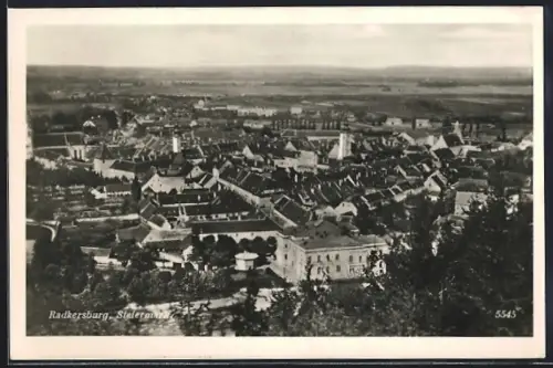AK Radkersburg /Steiermark, Teilansicht mit Bäumen