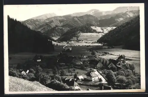 AK Möderbrugg, Panorama mit Bergen