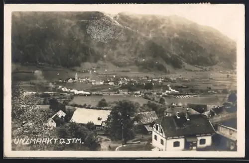 AK Unzmarkt /O. Stm., Panorama mit Bergen