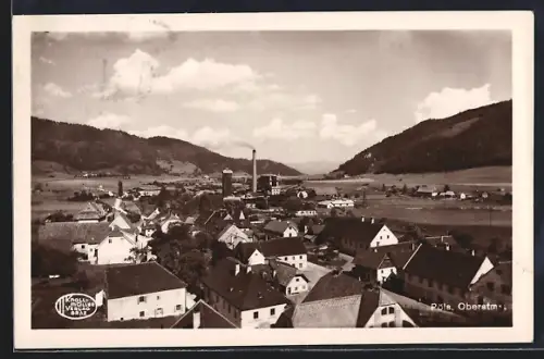 AK Pöls /Oberstm., Teilansicht mit Bergen