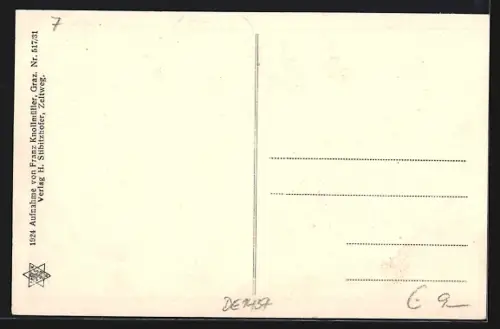 AK Zeltweg, Neufisching, Ortsansicht mit Fluss