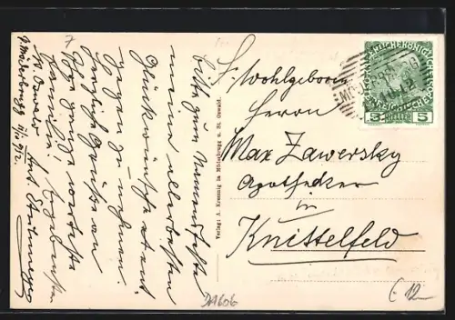 AK St. Oswald-Möderbrugg, St. Oswald, Polstal mit Kirche