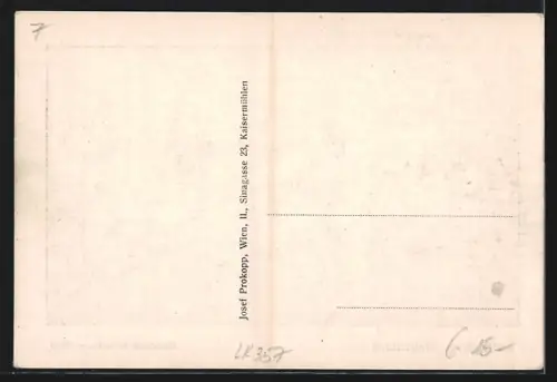 Künstler-AK Rattenberg /Steiermark, Strassenpartie mit Bergen