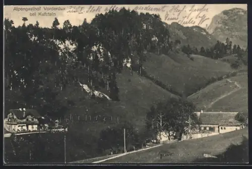 AK Kufstein, Alpengasthof Vorderdux