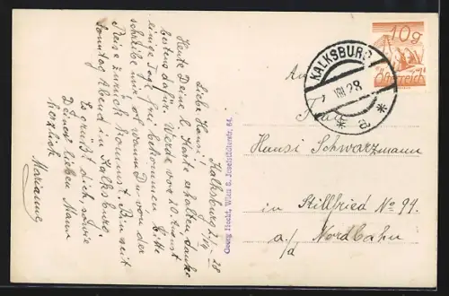 AK Kalksburg, Blick zum Convict