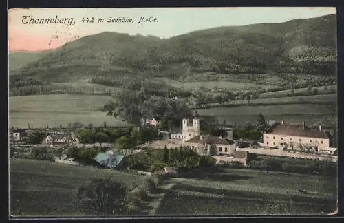 AK Thenneberg /N.-Oe., Ortspartie mit Kirche