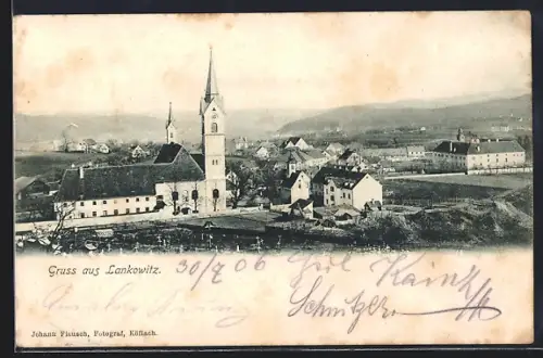 AK Maria Lankowitz, Blick auf die Ortschaft mit Kirche